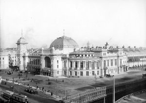 Estación de Ferrocarril Tsarskoye Selo, San Petersburgo, después de 1904 de Russian Photographer